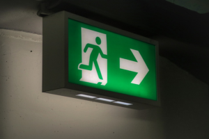 Answering Questions About Fire Exits